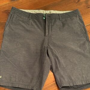 Linksoul Charcoal Flat Front Shorts
